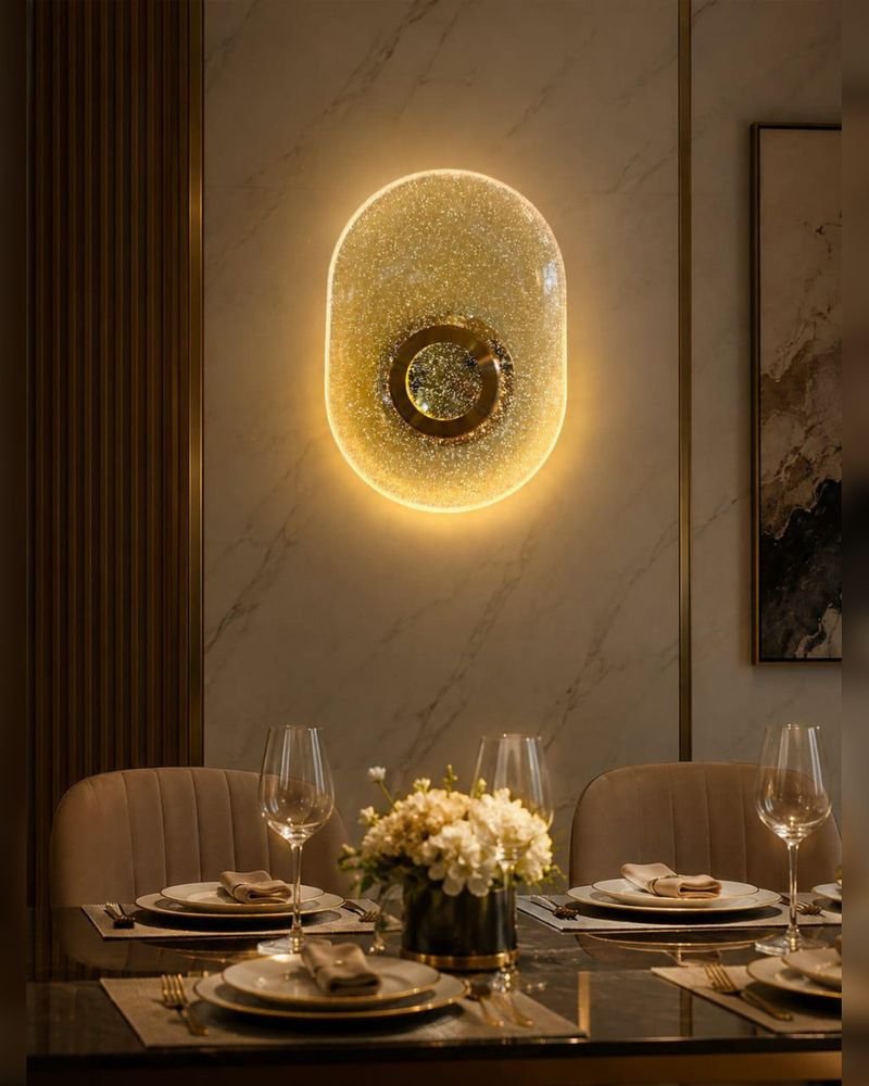 Bubble crystal oval — Wall Lights E2722