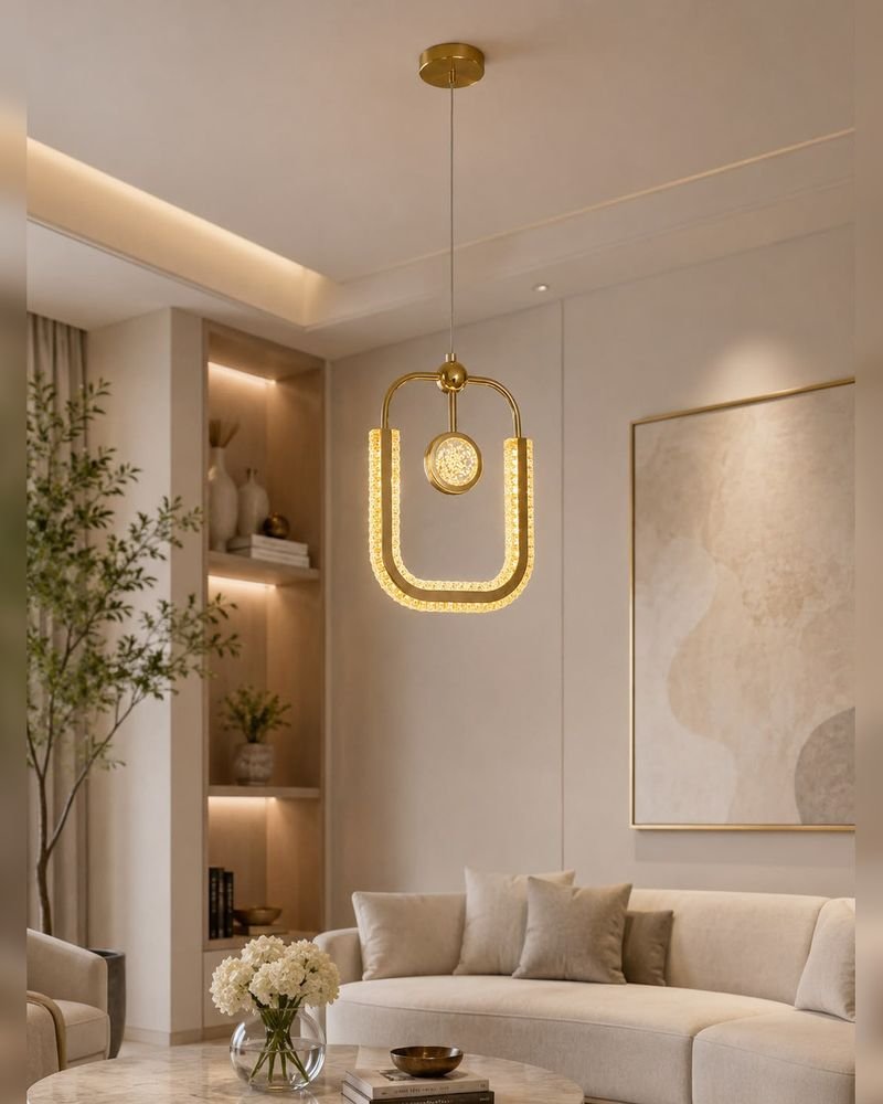 Crystal arch drop — Single pendants F3901